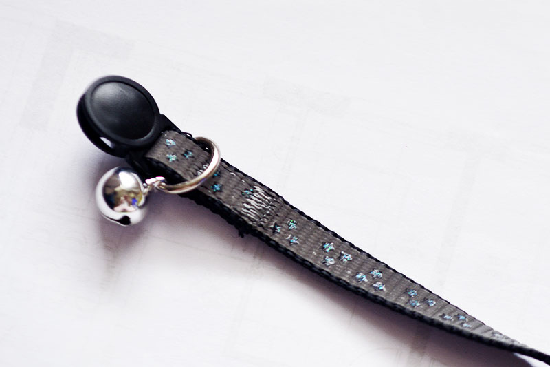 reflexny obojok cierny s hviezdami reflexny obojok cierny s hviezdami