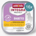 Vanička INTEGRA Protect Diabetes cukrovka kuracia pečeň 100g x 16 , ANIMONDA