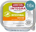 Vanička INTEGRA Protect Intestinal trávenie morčacie 100g x 16, ANIMONDA