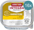 Vanička INTEGRA Protect Urinary struvitové kamene kuracie 100g x 16, ANIMONDA