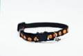 Halloweenska limitka - Obojok pre mačku Tekvice 19-29cm, Pufka