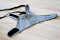 Reflexná vesta pre dospelé mačky s vodítkom sivá 24-42cm/1,20m, Trixie