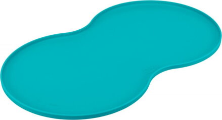 Silikónová podložka pod misku s okrajom 48 x 27 cm tyrkysová, Trixie
