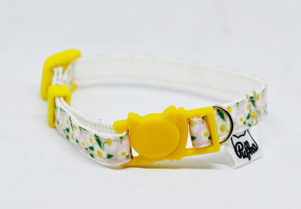 Jarná limitka - Obojok pre mačku Margaréty 19-29cm, Pufka