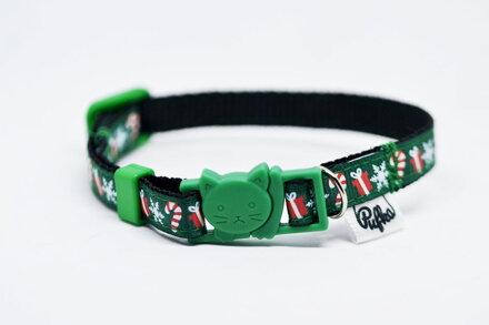 Obojok pre mačku Vianočné darčeky 19-29cm, Pufka