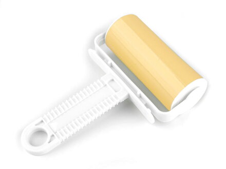 Umývateľný čistiaci valček na chlpy svetložltý, Stoklasa