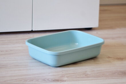 WC pre mačiatka z recyklovaného plastu KITTY NEW mentolová pastelová 27x9x37cm, Trixie