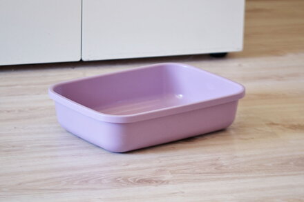 WC pre mačiatka z recyklovaného plastu KITTY NEW ružovofialová pastelová 27x9x37cm, Trixie