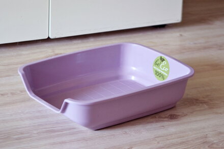 WC s výrezom z recyklovaneho plastu pre mačiatka NUNO ružová 28x 9 x 36 cm, Trixie