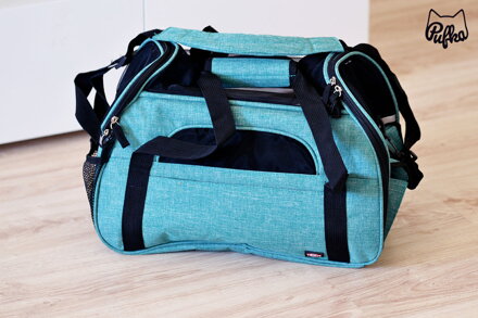 Transportná taška MADISON zelená melírovaná 25 x 33 x 50cm, trixie