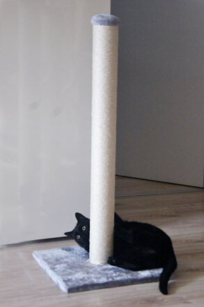 Škrabací stĺpik Anzio sivá 90cm, Nobby