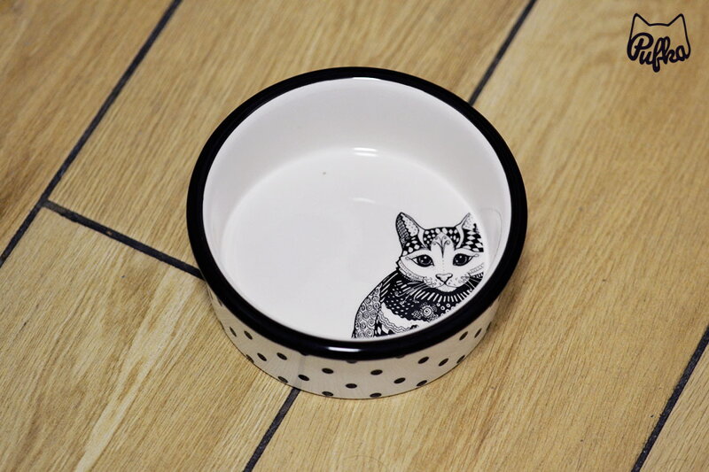 Keramická miska pre mačku Zentangle 0,3l/12 cm, Trixie