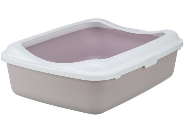 Mačacia toaleta s okrajom CLASSIC lilavá 37x15x47cm, Trixie Mačacia toaleta s okrajom CLASSIC lilavá 37x15x47cm, Trixie